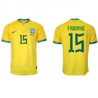Dres Brazil Fabinho #15 Domaci SP 2022 Kratak Rukav